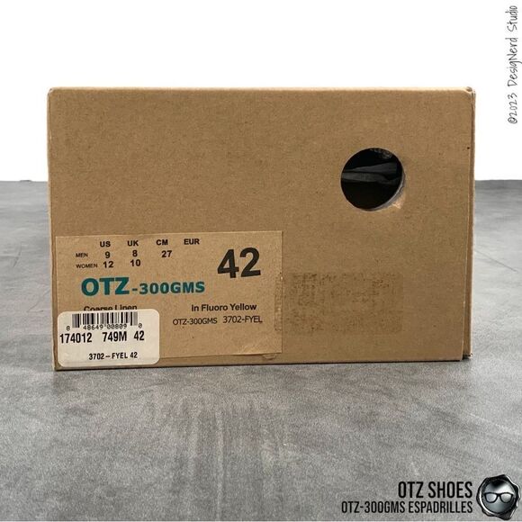 OTZ SHOES OTZ-300GMS LINEN ESPADRILLES MINIMALIST SLIP ON IN YELLOW WITH CORK main image 5